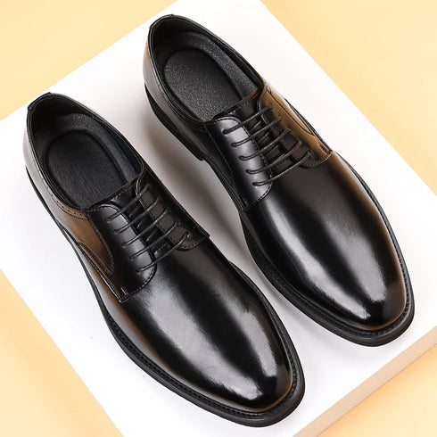 Men's Leather Casual Shoes for Formal Dress and Work Occasions